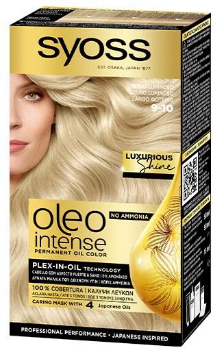 SYOSS Oleo Intense Permanent Oil Color 9.10 Rubio luminoso