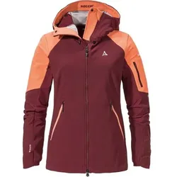 SCHÖFFEL Damen Schlupfjacke Softshell Jacket Kals L, Größe 36 in Rot Rot