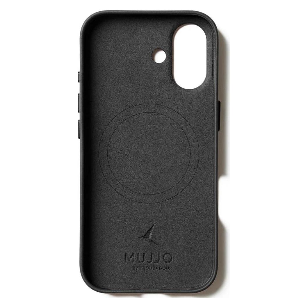 Mujjo Lederhülle - Lederhülle für iPhone (Apple iPhone 17) (MUJJO-CL-060-BK)