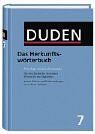 Dudenredaktion - Duden, Bd. 7: Das Herkunftswörterbuch: Etymologie der deutschen Sprache. Die Geschichte der deutschen Wörter bis zur Gegenwart - Preis vom 09.10.2026 07:28:09 h