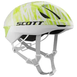 SCOTT Fahrradhelm Cadence RC Mips | white / sulphur yellow Größe S (