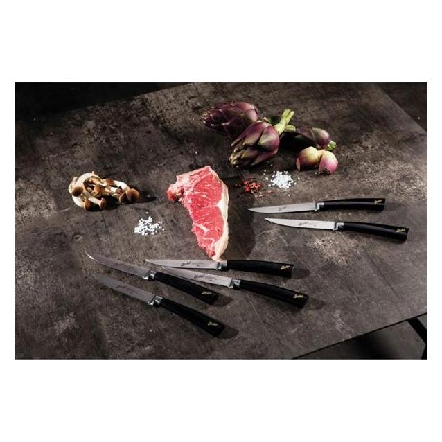Berkel Elegance Glossy Black Steak Set 6-tlg. (6 Stk., Messer) (KEP6ST11SRBBL)
