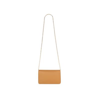 Geldbörse "QUEEN", Damen, camelfarben, Lederimitat, GABRIELLA G BY GABRIELLA GUCCI, unifarben, Kleinlederwaren, Damen Portemonnaie, Geldbeutel, Scheintasche mit Kette