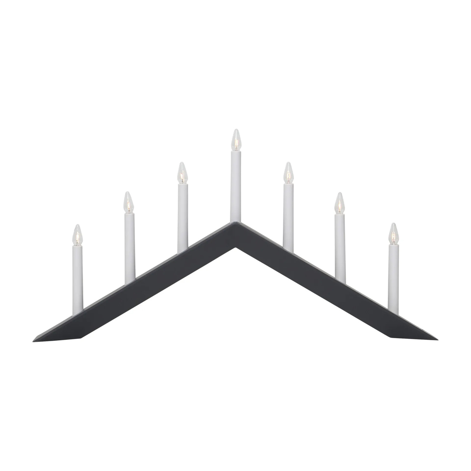 Star Trading Arrow kandelaar Grijs 36 cm