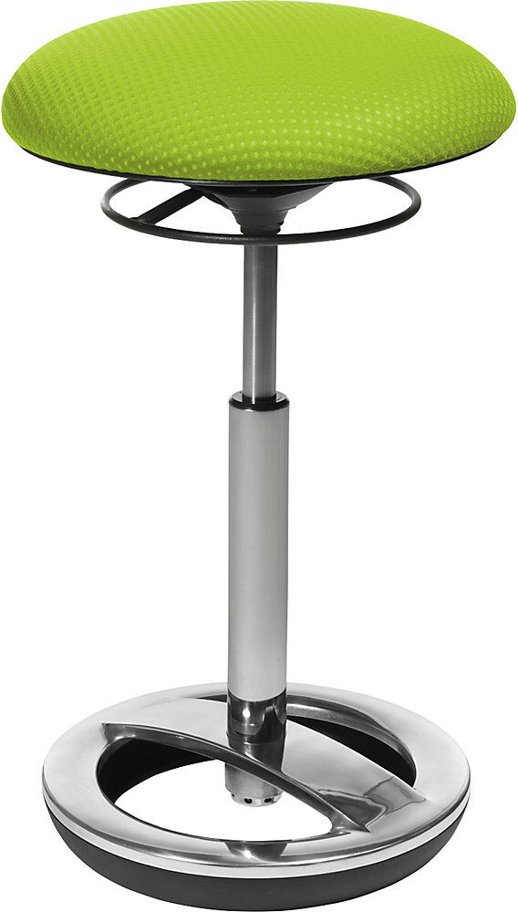Bürohocker SITNESS HIGH BOB, Sitzhöhe 490 - 700 mm, Bezug grün Topstar
