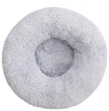 Uplift Essentials Round Plush Pet Bed For Dogs And Cats color 5 19.7in
