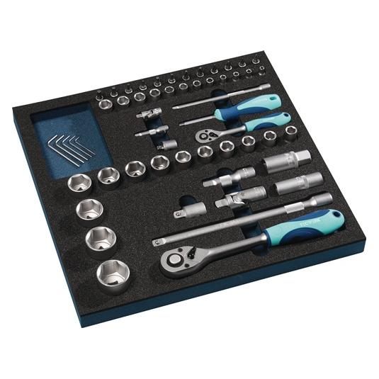 Tecwerk Werkzeugmodul 55-teilig 2/3-Modul Steckschlüssel (2000871249)