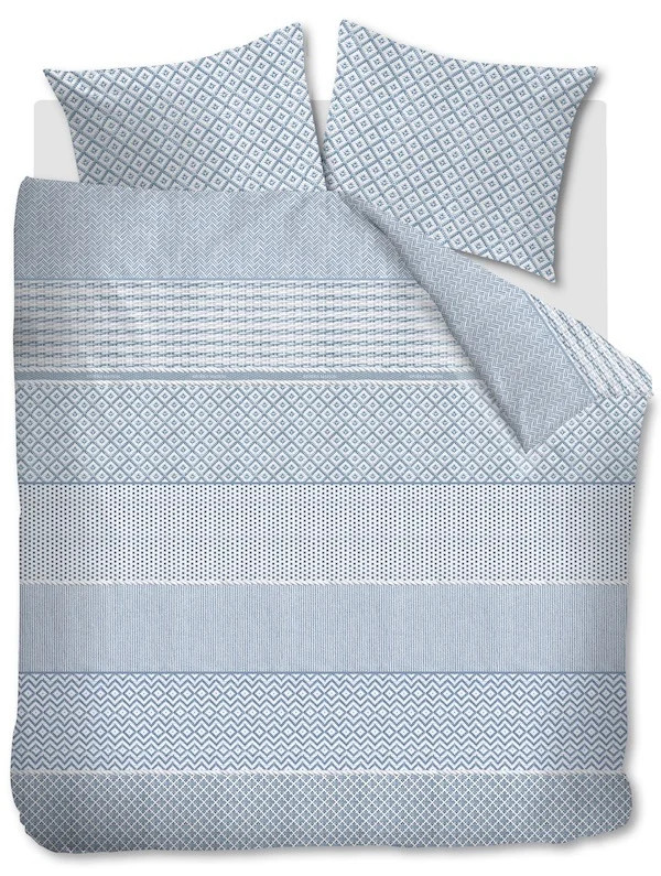 Rivièra Maison Francesco Blauw dekbedovertrek voor volwassenen
