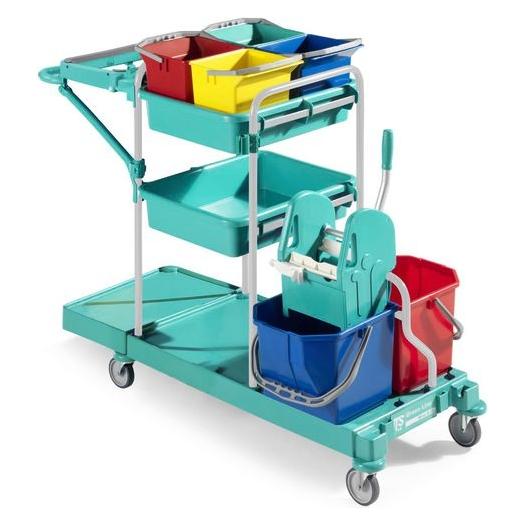TTS Systemwagen Green 460 rilsanlackierte Holme Putzwagen, Systemwagen komplett, rilsanlackierte Ho (6.999-219.0)