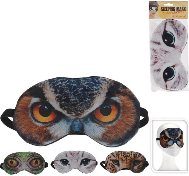 Antifaz Para Dormir Proworld Diseño Animales Multicolor Talla Única Unisex