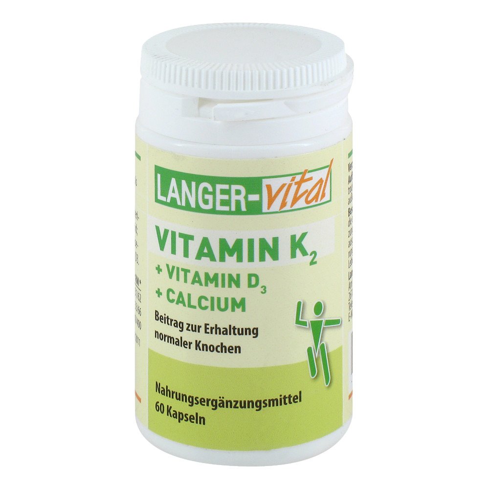 Langer vital GmbH Vitamin K2+d3+calcium Kapseln 12413931