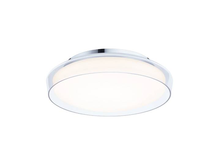 Luena LED-Deckenleuchte, IP44, chrom, Ø 35 cm - Paulmann - Badezimmer - Modern - Metall - Bündig