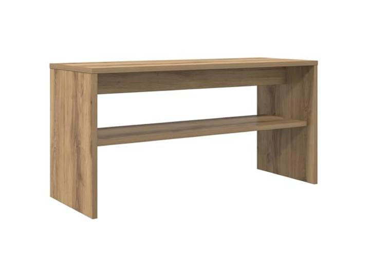 KUPTYERFG TV-Schrank Modern Lowboard Fernsehtisch 80x30x40 cm Eiche Kompakter Medien-Regaltisch für Schlafzimmer und Wohnbereich mit robuster Holzwerkstoff-Oberfläche in Eichen-Optik.