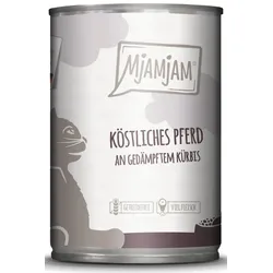 MjAMjAM köstliches Pferd an gedämpftem Kürbis 6x400 g