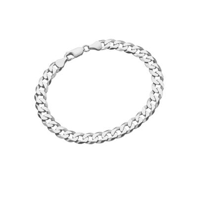 Armband FIRETTI "Schmuck Geschenk Silber 925 Armschmuck Armkette Panzerkette" Gr. 19, silber (silberfarben), Armbänder, Herren, 19, Silber 925 (Sterlingsilber), Armband