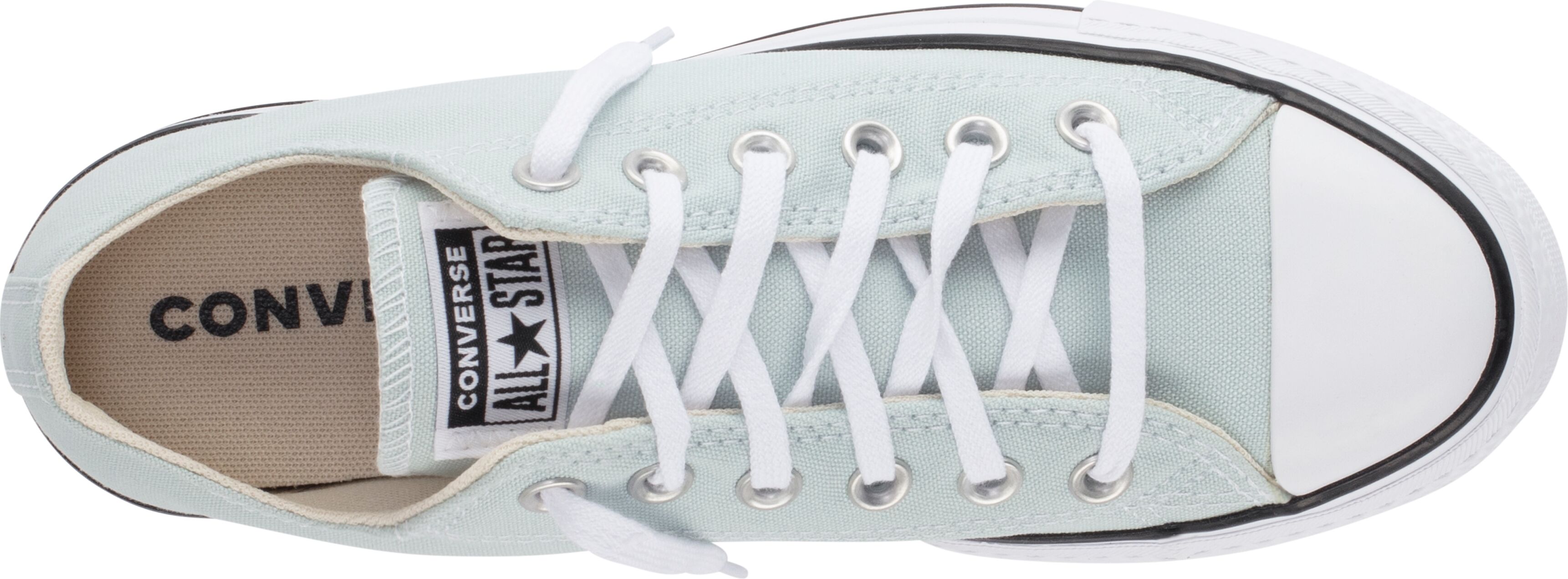 Sneaker CONVERSE "CHUCK TAYLOR ALL STAR LIFT PLATFORM", Damen, Gr. 39,5, weiss (you dew you, weiß, schwarz), Textil, Schuhe Sneaker you dew you, weiß, schwarz 39,5