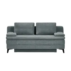 Schlafsofa Boxspring Ciri , grau , Maße (cm): B: 200 H: 93 T: 107.0