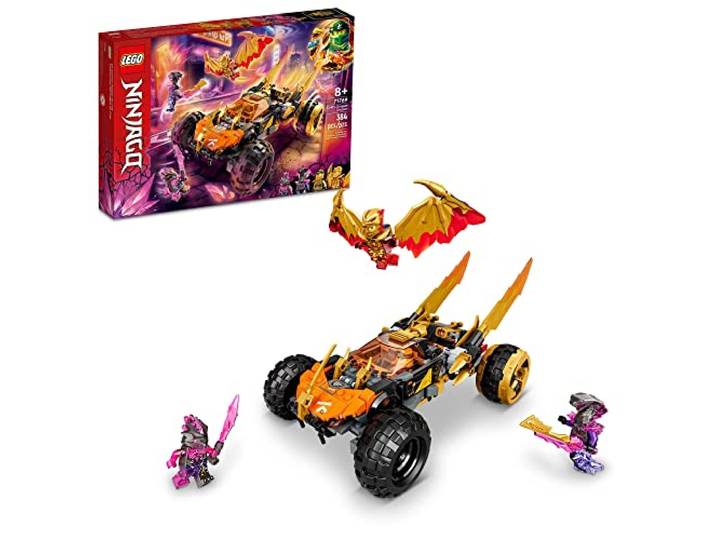 LEGO 71769 Ninjago Cole's Dragon Cruiser Neu für 2022 aus der NINJAGO: Kristallisierte TV-Serie mit 384 Teilen und 4 Minifiguren