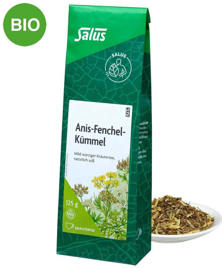Anis Fenchel Kümmel Afekü Kräutertee Salus 125g