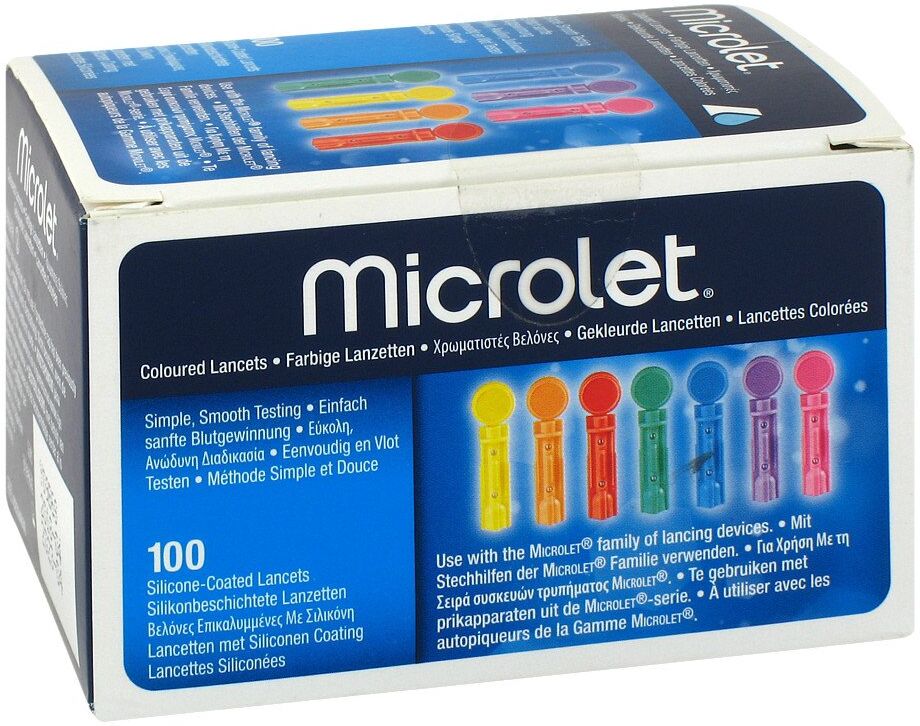 Lanzetten Microlet farbig