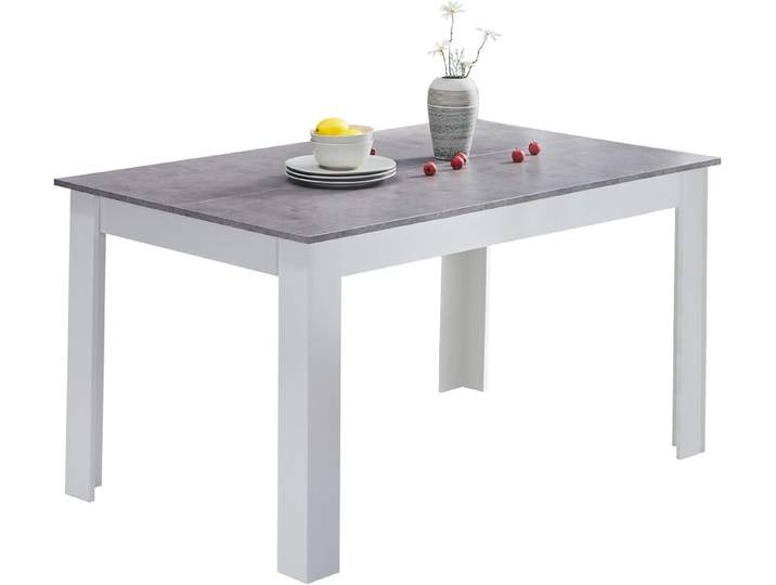 Table à manger en bois, table rectangulaire