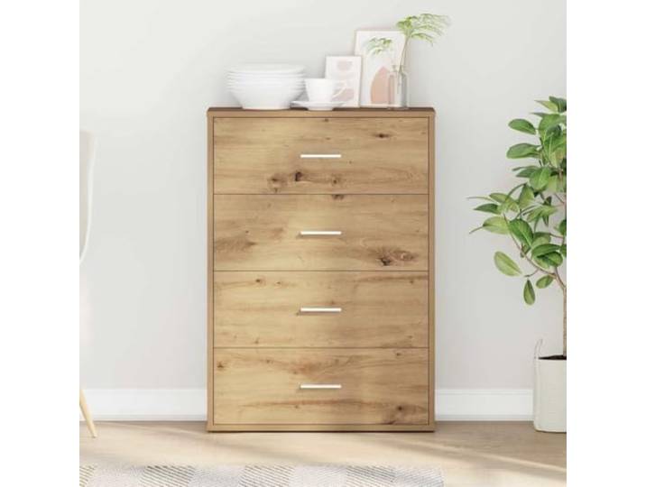 HEFZGDB Sideboard Artisan-Eiche 60x31x84 cm aus Holzwerkstoff mit Stauraum, praktisches Sideboard zur Aufbewahrung, modernes mit hoher Stabilität für Wohnzimmer