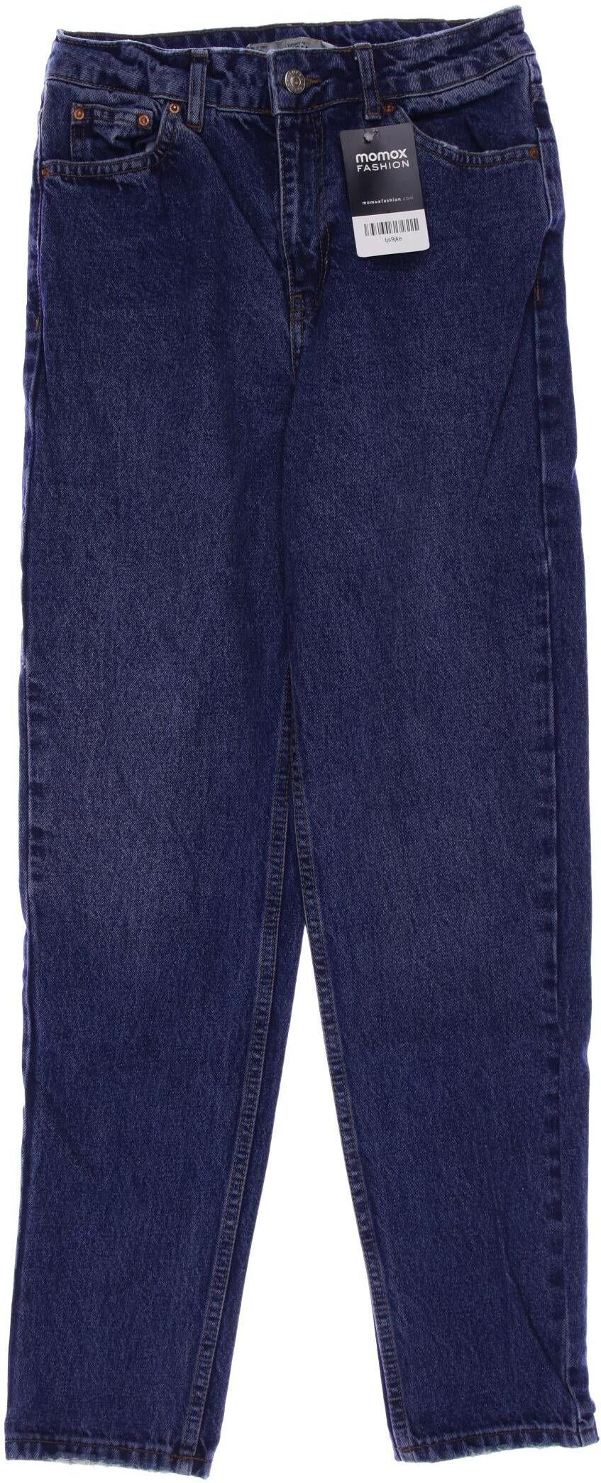Topshop Damen Jeans, Marineblau, Gr. W26, Baumwolle - Second Hand