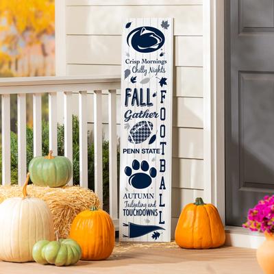 Evergreen "47"" Double Sided Seasonal Porch Leaner, Penn State - 47"" x 11.25"""