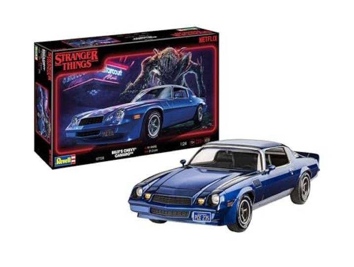 Revell 07728 Chevy Camaro Z/28: Stranger Things 1:25 Schaal Ongebouwd/Ongeschilderd Plastic Model Kit