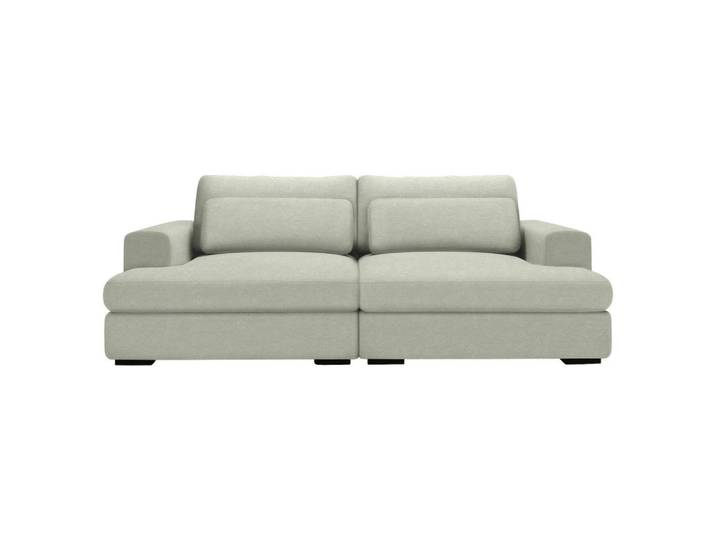Lomoco Bigsofa, Greige, 2-3-Sitzer, Füllung: Schaumstoff, 223x80x158 cm, Stoffauswahl, Wohnzimmer, Sofas & Couches, Sofas, Bigsofas