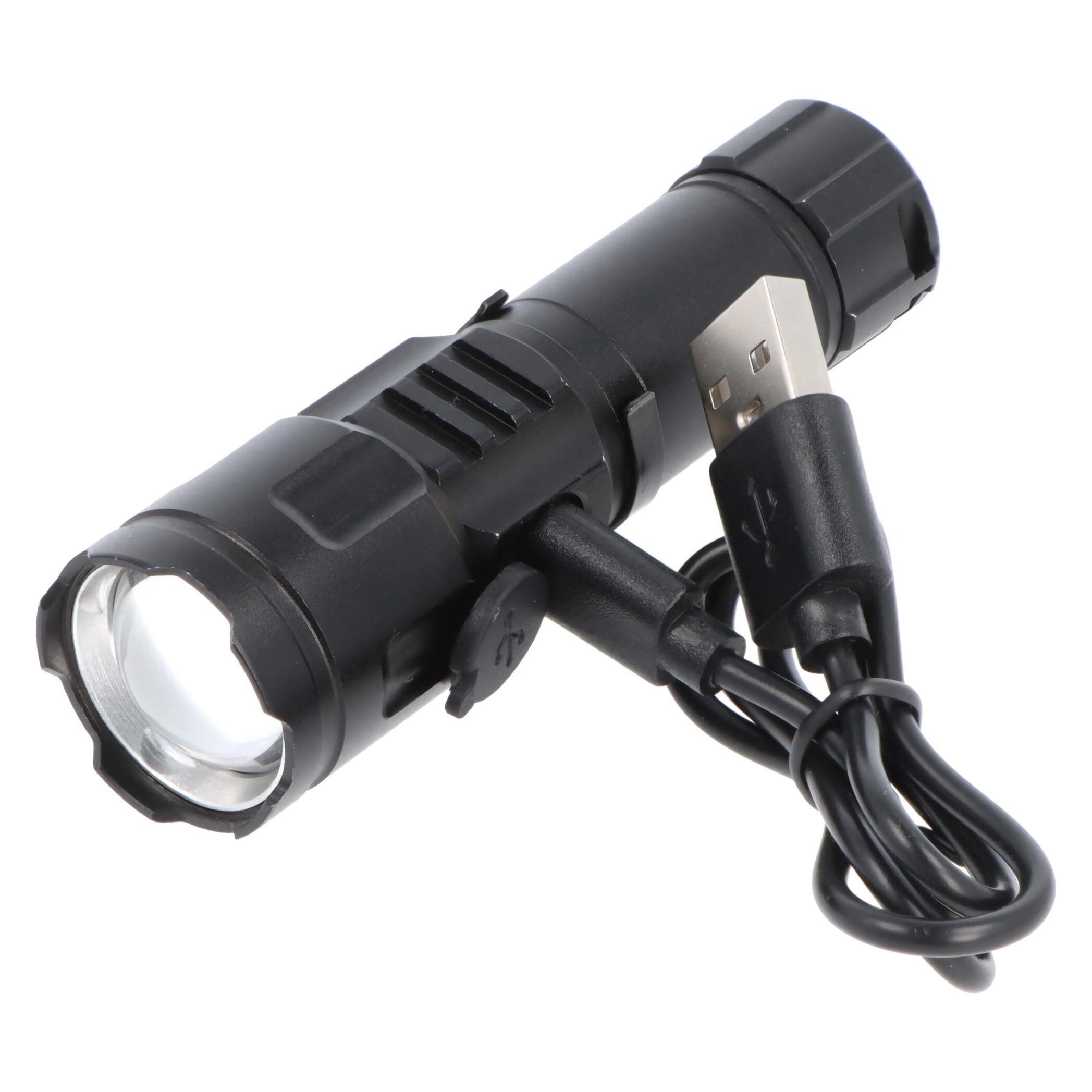 XCell Lunalux Mini LED Taschenlampe mit Magnethalterung, mit Stroboskopmodus akk (9 cm, 245 lm) (150109)