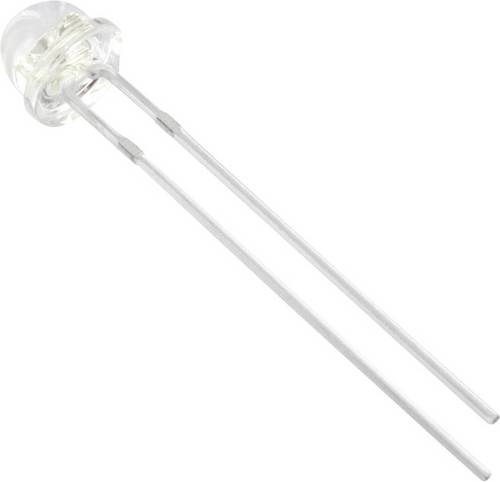 TRU Components 1577394 LED bedrahtet Weiß Glockenform 5mm 1900 mcd 100° 20mA