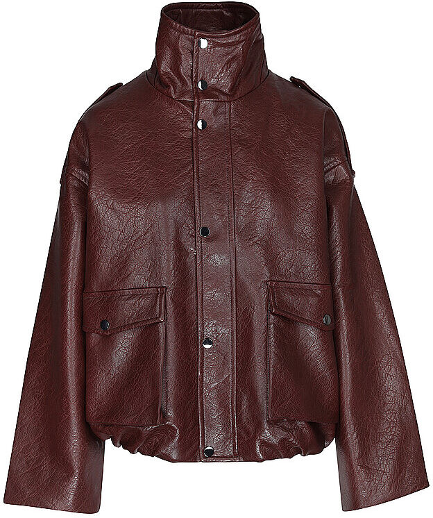 TOPSHOP Jacke in Lederoptik TSTOMA dunkelrot   S S