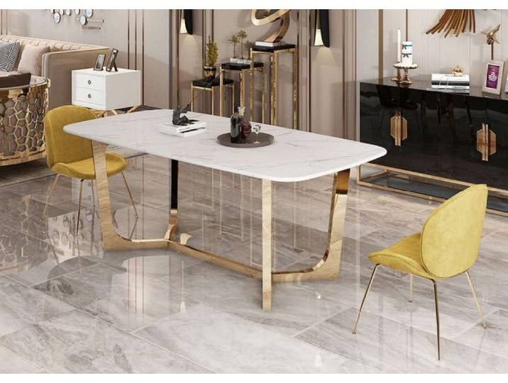 Xlmoebel Esstisch Esstisch aus Holz im italienischen Design mit eleganter Optik (1-St., Esstisch), Hergestellt in Europa