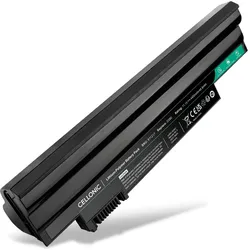 Cellonic Akku für Acer Chromebook AC700, Aspire One D260 (AOD260), E100 Education (4400 mAh), Notebook Akku, Schwarz