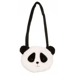 buttinette Tasche "Panda", schwarz/weiß