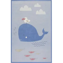 ESPRIT Kinderteppich Whale Buddy ESP-005-321 blau 70x140