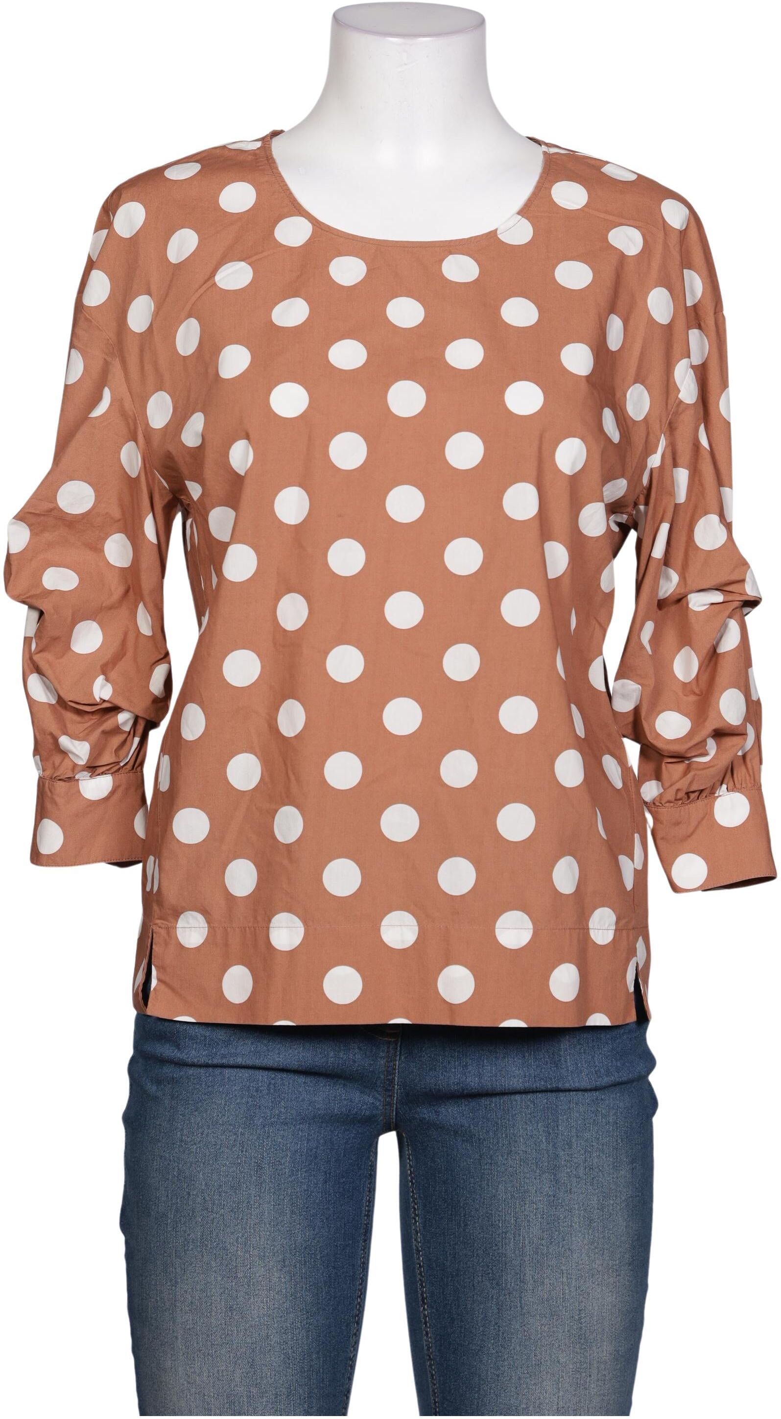 Steffen Schraut Damen Bluse, Braun, Gr. EU 36, Baumwolle - Second Hand