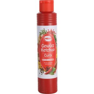 Hela Ketchup Gewürzketchup Curry leicht scharf, in Flasche, 500 ml