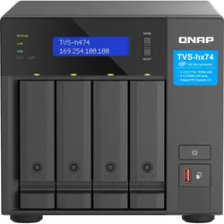 QNAP TVS-H474-I3-8G Serveur Nas TVS-h474-i3-8G Tower, NAS, Schwarz