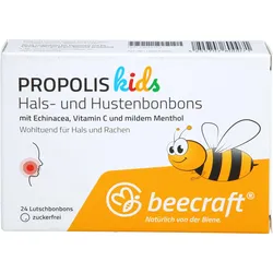 Beecraft Kids Propolis Hals- und Hustenbonbons 24 ST