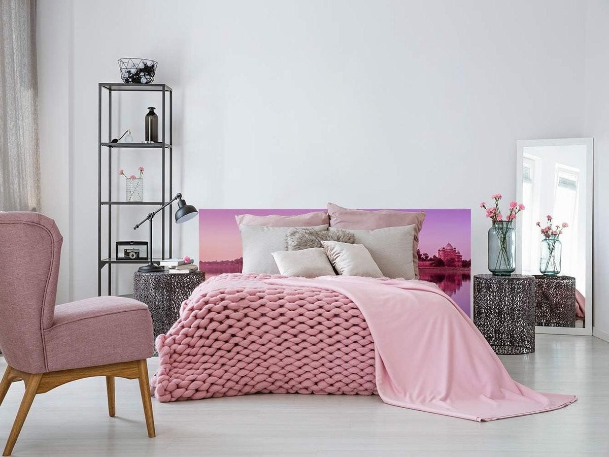 Stevig en economisch PVC bed met hoofdbord, B/D: 120 x 60 cm
