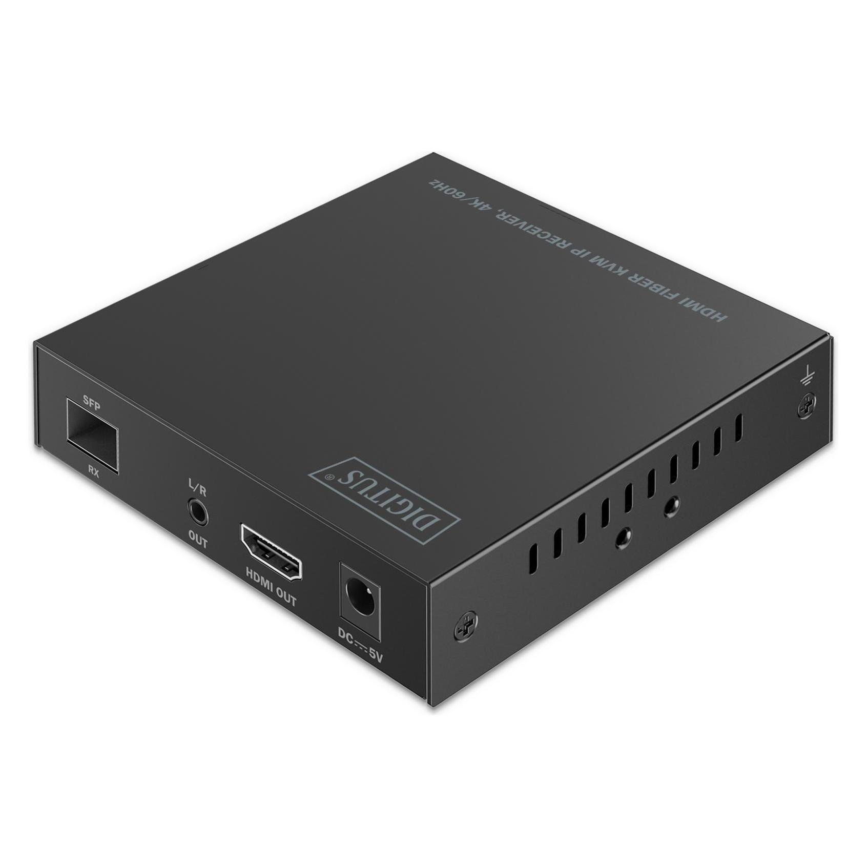Digitus HDMI Fiber KVM IP Receiver, 4K/60Hz (DS-55349)