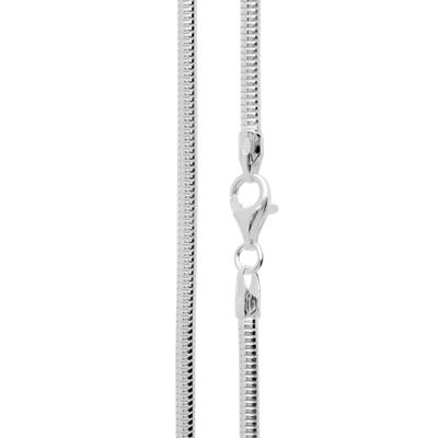 Silberkette OSTSEE-SCHMUCK "Ostsee-Schmuck Kette Schlange 3,0 mm Kette Schlange 3,0 mm" Gr. 50, silber, Halsketten, Herren, 50cm, Silber 925 (Sterlingsilber), L: 40, Silberkette