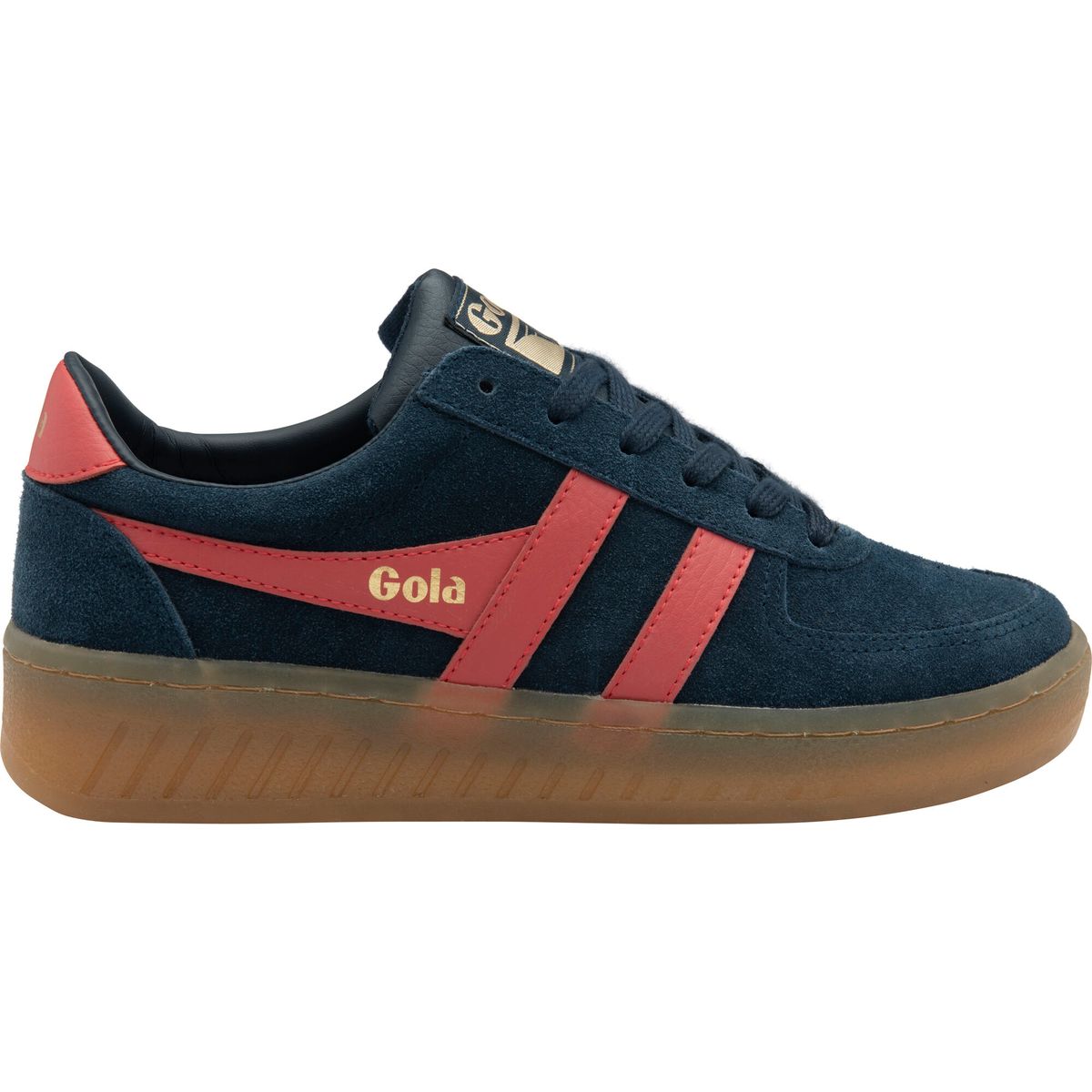 Gola Grandslam Suede Sneaker Women navy/coral/gum (EU) 5 CLA589-EU-5-navycoralgum