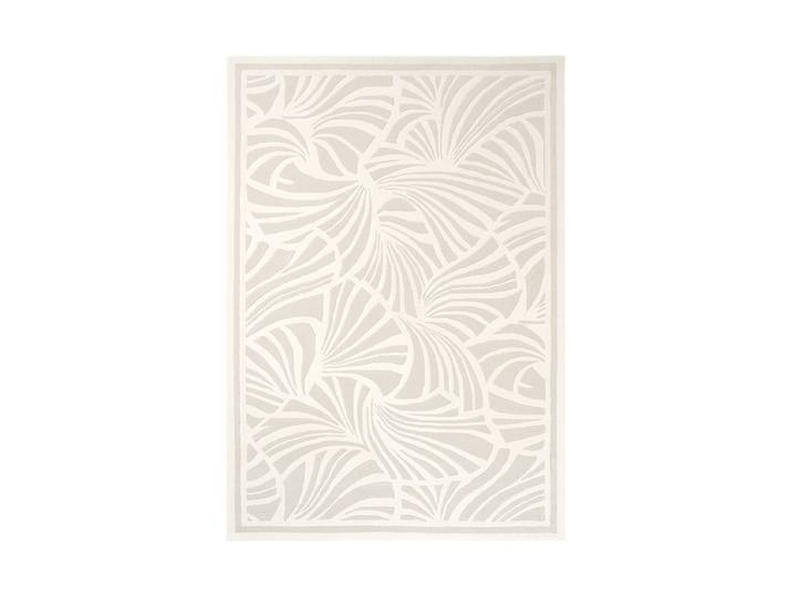 Designer Teppich „Japanese Fans“ - handgetuftet, aus 100% reiner Schurwolle Ivory 200 x 280 cm Florence Broadhurst