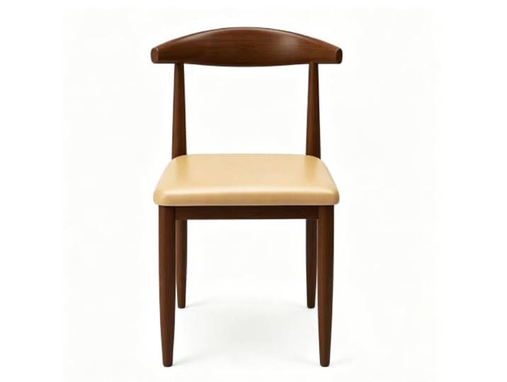 FCZVWPR Esszimmerstuhl Mit Ergonomischer Rückenlehne, Büro-Gästestuhl Robuster Beistell-Esszimmerstuhl Aus Kohlenstoffstahl, Stapelbare Konstruktion(Beige)