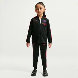 NIKE PSG Paris Saint-Germain Strike Dri-FIT Trainingsanzug jüngere Kinder 010 - black/global red/hyper royal/global red XL (122-128 cm)