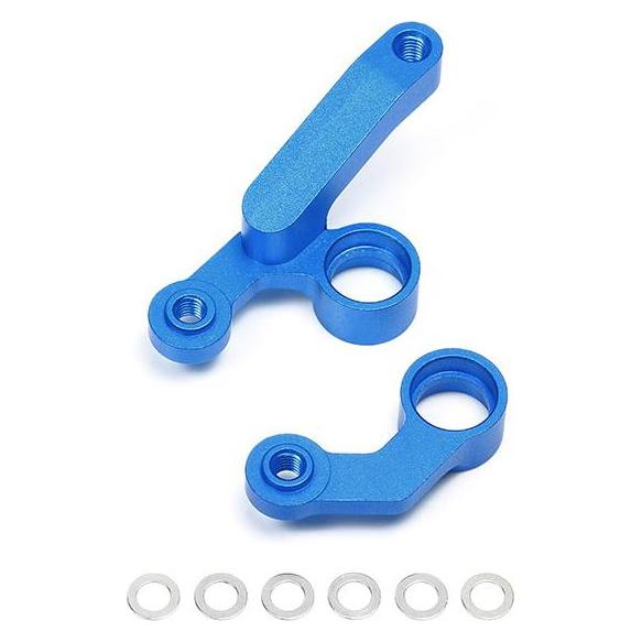 Tamiya M-08 Concept Aluminum Steering Arms (L/R) (TAM 54891)