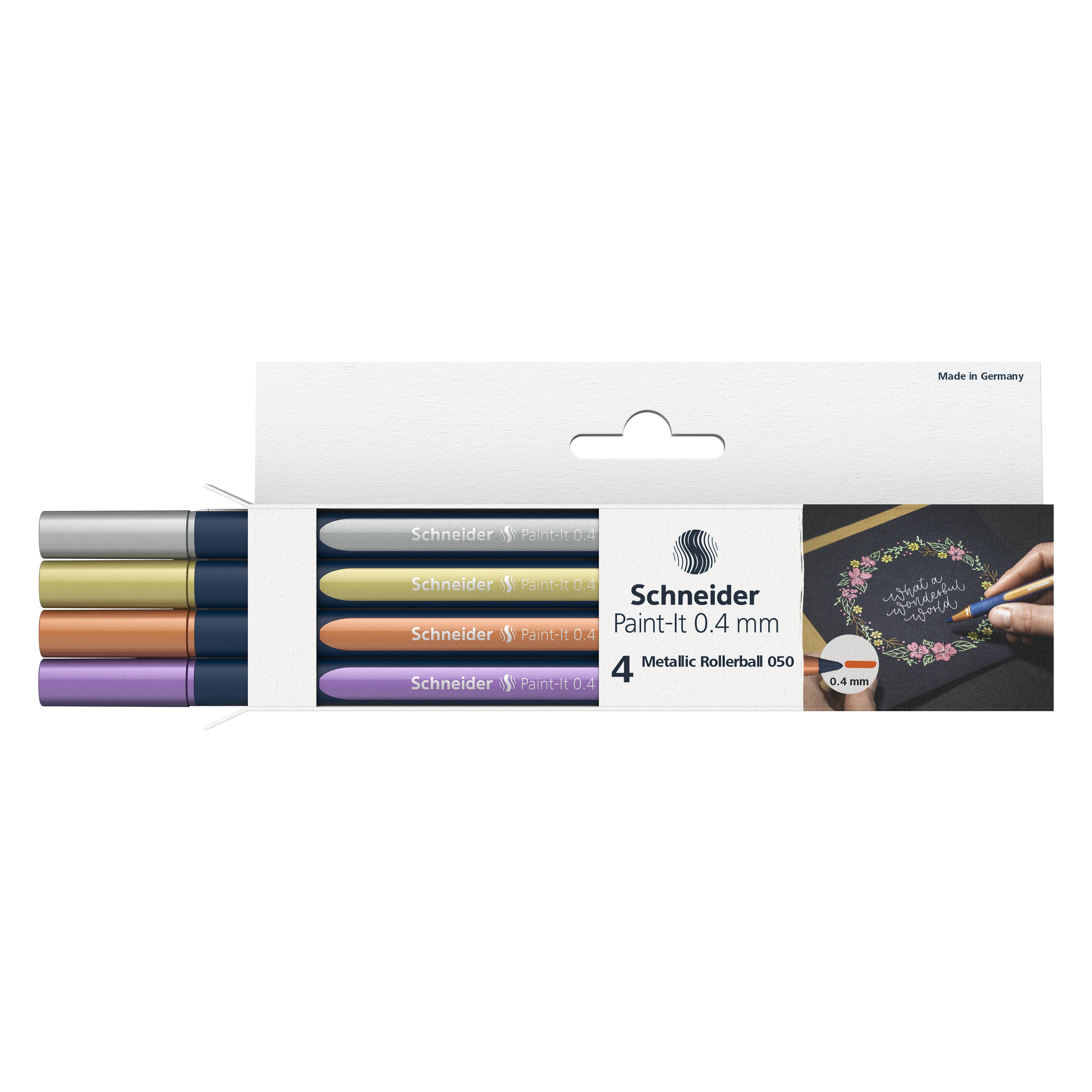 Schneider Rollerball 4ST Paint-It 050 sortiert (4x) (ML05011501)